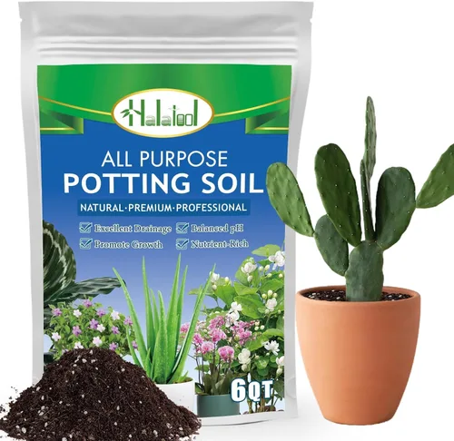 Vista 8 de Halatool Tierra para macetas de interior de 3 cuartos de galón para plantas, mezcla para macetas de orquídeas, tierra de jardín superior