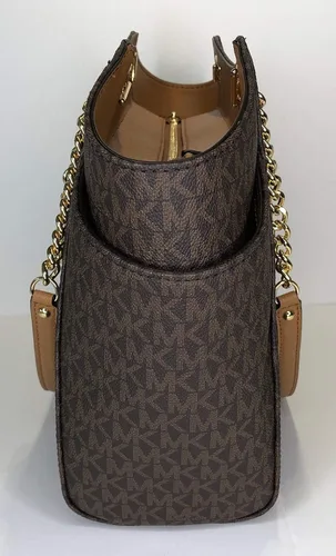 Vista 6 de Michael Kors Jet Set - bolsa de hombro para viaje con cadena grande cartera triple Michael Kors Jet Set