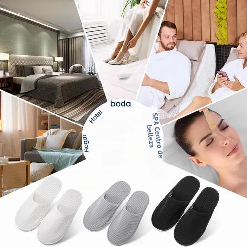 Vista 7 de Geyoga Pantuflas de casa antideslizantes suaves para mujer