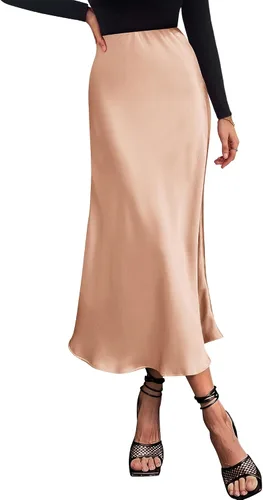 Vista 18 de BTFBM Faldas largas para mujer, trajes de otoño 2026 Azul marino