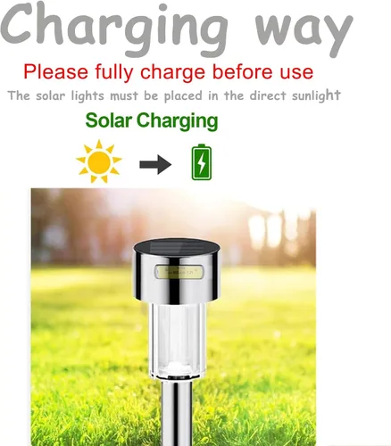Vista 2 de Paquete de 12 baterías recargables de níquel cadmio de 1.2 V NI-CD AA de 800 mAh para paisajismo de jardín, luces de seguridad solares/exteriores