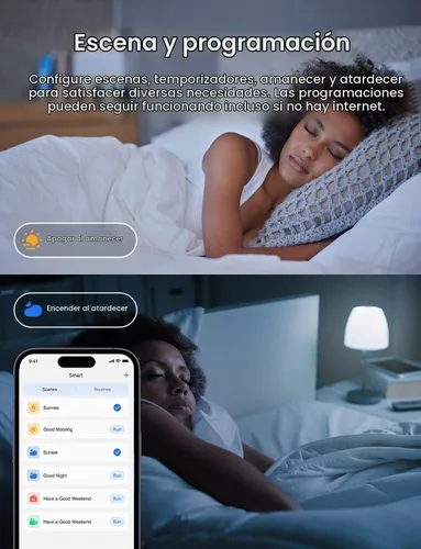 Vista 3 de [Usado] meross Smart Light Bulb 2 Pack, Dimmable E26 Multicolor Smart WiFi LED Bulb