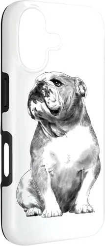 Vista 3 de Funda para iPhone 17 de Bulldog Inglés con diseño de perro