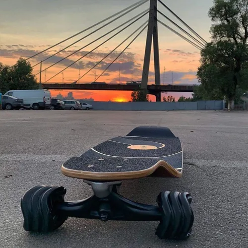 Vista 6 de Ruedas Shark Wheel de 72 mm para longboard de crucero, fórmula DNA, juego de 4 ruedas