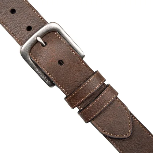 Vista 3 de Wolverine Men's Full Grain Leather Workwear Heavy Duty Durable Everyday Classic Casual Metal Buckle