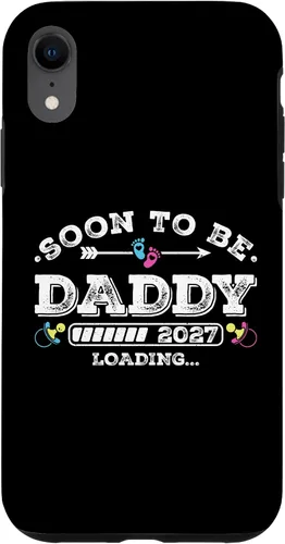 Vista 25 de Soon to Be Daddy 2027 Loading for Pregnancy Announcement Case for iPhone 17