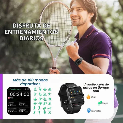 Vista 3 de TOZO Nuevo reloj inteligente actualizado 2026 para hombres y mujeres