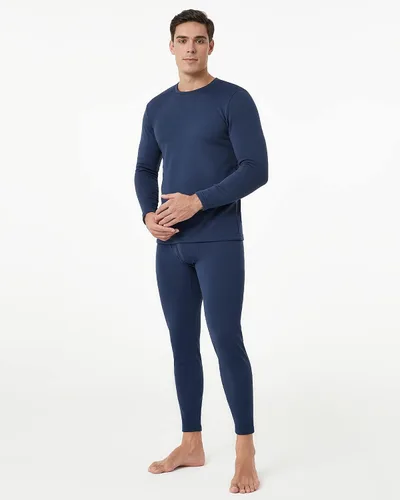 Vista 3 de LAPASA Men's Thermal Underwear Set Soft Fleece Lined Long Johns LightMidHeavy Weight Base Layer Top & Bottom M11M24M57