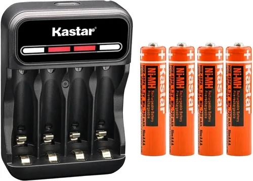 Vista 5 de Kastar CMH4 - Cargador USB inteligente compatible con Panasonic KX-TGP500 KX-TGP550 KX-TGP551 KX-TGP600 KX-TH1211 KX-TH1211B KX-TH1212 KX-TH1212B