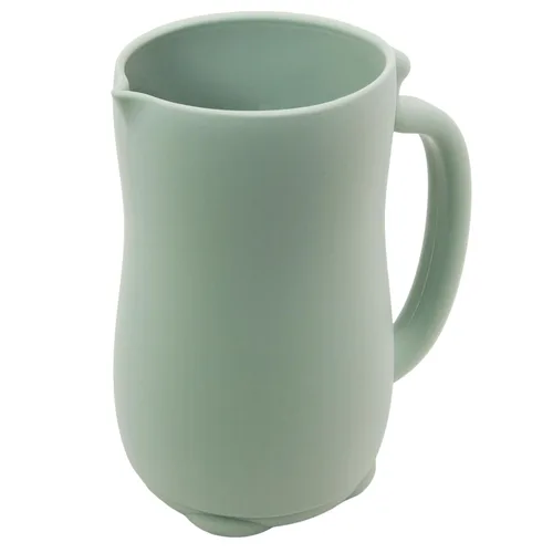 Vista 11 de mandoo Taza de enjuague de baño para bebés, silicona de grado alimenticio, taza de enjuague para champú y lavado corporal para niños con mango