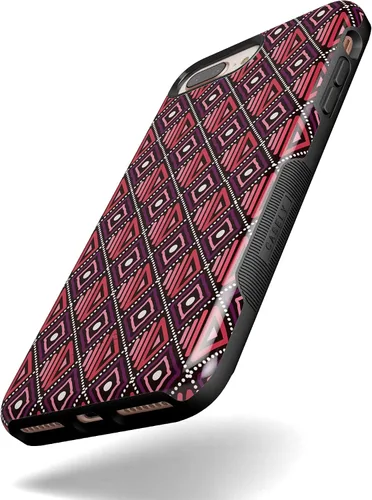 Vista 7 de Casely Funda para iPhone 6/7/8 Plus Funda con estampado de festival (solo buenas vibraciones)
