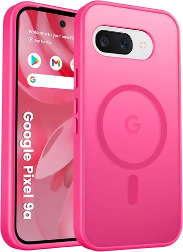 Vista 113 de Funda para teléfono Google Pixel 9 Pro XL, Compatible con Magnético, Protección contra Caídas de Grado Militar Translúcida Mate Resistente a Golpes