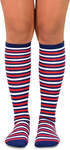 Vista 4 de Calcetines para mujer, diseño de Navidad, San Valentín, San Valentín, San Valentín, Halloween, 9 pares Rodilla alta 9pair_americana
