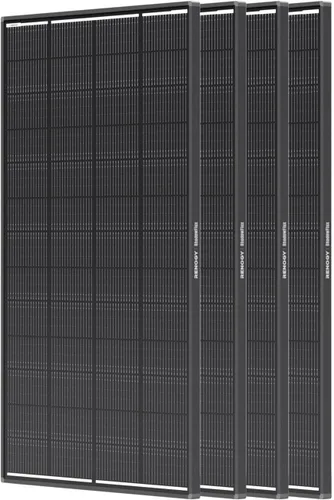 Vista 11 de Renogy Panel Solar ShadowFlux de 200W Anti-Sombreado N-Tipo, Panel Solar de 200 Vatios de 25% de Alta Eficiencia para Sistema de 12V/24V, Cargador