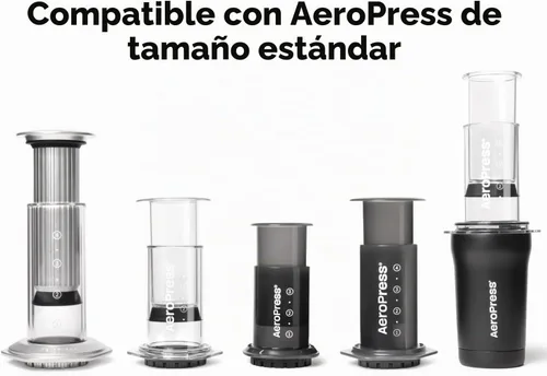 Vista 8 de AeroPress Microfiltros de papel blanco para cafetera, filtros de café compostables hechos de papel blanco, sin cloro, se adapta a cafeteras manuales