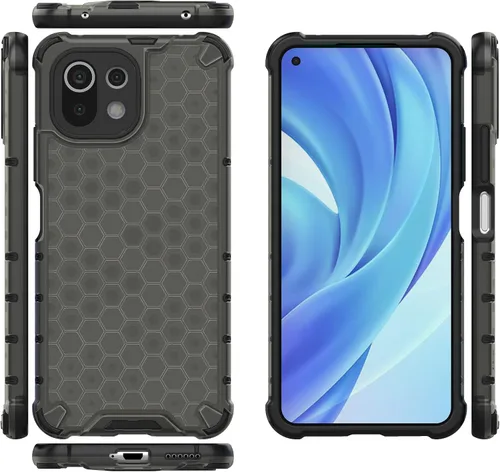 Vista 123 de Funda para Xiaomi Poco M3 cubierta,Funda para Xiaomi Poco M3 Funda 2 en 1 Teléfono Funda Negro