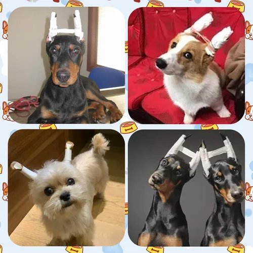 Vista 6 de 4 cintas de oreja de 1 pulgada para orejas de perro, cinta de cuidado de orejas de perro, transpirable y fácil de rasgar para Doberman Pinscher