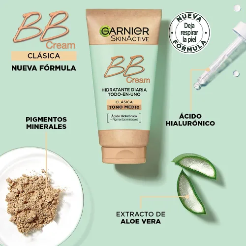 Vista 3 de Garnier - BB NATURAL SKIN 1.7 fl oz crema semitono