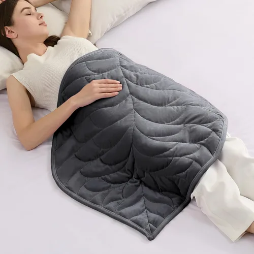 Vista 15 de Kaisa Manta con Peso para Adultos (5 libras, 23" x 29"), Manta de Regazo con Peso Suave Lavable a Máquina, Mantas Pequeñas Pesadas con Cuentas