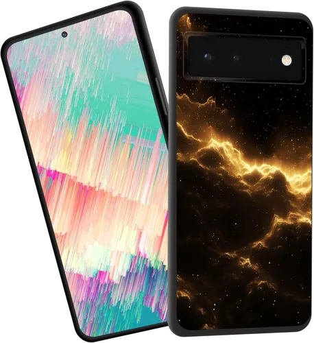 Vista 25 de Funda delgada para Google Pixel 4 XL, funda delgada de silicona de TPU suave a prueba de golpes para Google Pixel 4 XL, cruz negra