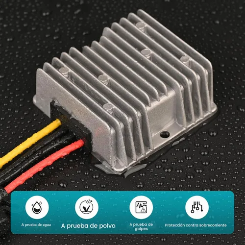 Vista 4 de 20A 240W DC-DC 24V 36V 48V convertidor reductor de voltaje para carrito de golf, convertidor de reducción de voltaje a 12V, transformador