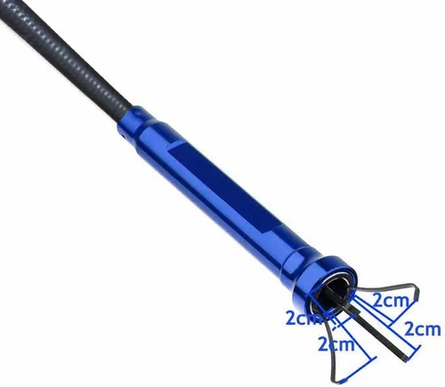 Vista 7 de Espejo de inspección telescópico con luces LED, herramienta flexible agarrador de garras magnético de 4 garras. conjunto de herramientas combinadas.