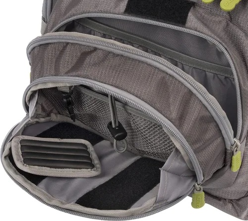 Vista 4 de Allen Company Fall River Fly Fishing Chest Pack - Fits up to 6 Tackle/Fly Boxes and Other Accessories - Olive