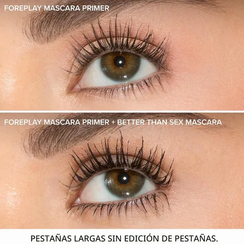 Vista 7 de Too Faced Better Than Sex Foreplay Mascara Primer Waterproof Eyelash Primer for Volume and Length Nourishing Argan Oil + Grape Seed Oil Formula