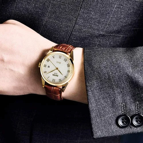 Vista 2 de SKMEI Reloj para hombre, vestido de negocios, clásico, de moda, casual, negro, cuarzo, analógico, impermeable, calendario, fecha, simple, relojes