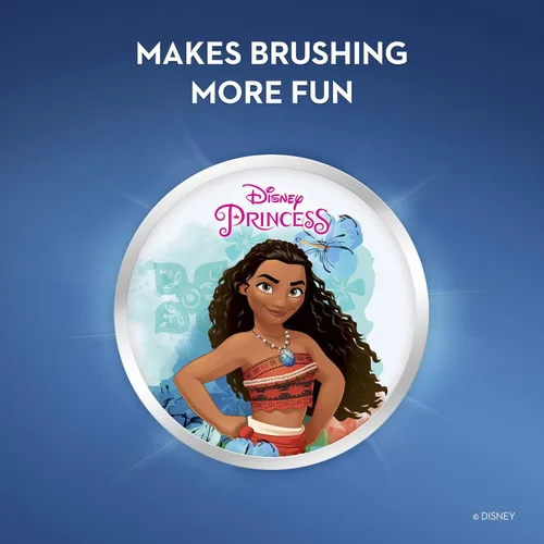 Vista 4 de Oral-B Pro-Health Jr. - Cepillo de dientes para niños alimentado por batería con Frozen de Disney, suave, 1 unidad y cepillo de dientes Disney
