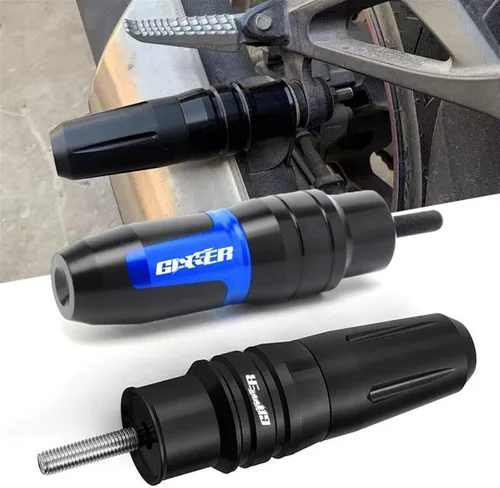 Vista 3 de Accesorios de motocicleta Protector deslizante de escape para Suzuki para Gixxer SF 250 SF250 250SF 250 SF 250 SF 2018 2023 2022 (color : A negro)