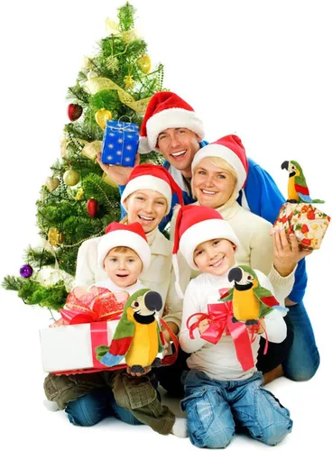 Vista 3 de Loro parlante – repite lo que dices con linda voz – Juguete electrónico de peluche que habla de mascotas para niños, juguetes de fiesta de regalo