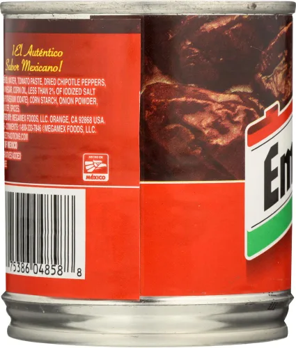 Vista 3 de Embasa Pimientos Chipotle en salsa Adobo, 7 onzas, paquete de 4