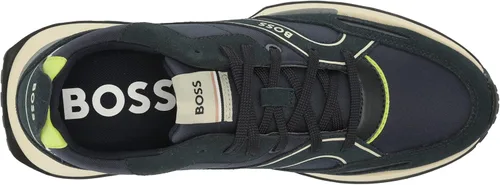 Vista 5 de BOSS Zapatillas de deporte de nailon con ribete de gamuza para hombre
