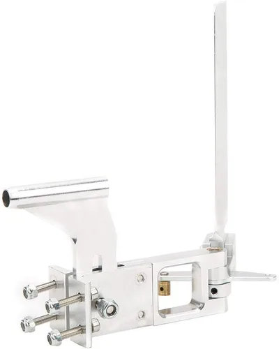 Vista 7 de Conjunto de timón de barco a control remoto, eje flexible de 0.2 pulgadas con soporte Kits de timón integrado de 4.3 pulgadas para modelo de barco