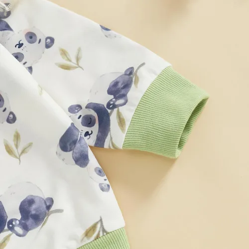 Vista 48 de Kaipiclos Ropa occidental para bebé niña, con lindo estampado con volantes, manga larga, pantalones para otoño e invierno, trajes de vaquera