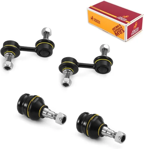 Vista 237 de Metrix Premium Chassis Parts - Juego de 4 piezas de articulación de rótula superior y barra estabilizadora delantera para Ford Ranger RWD 1998-2011