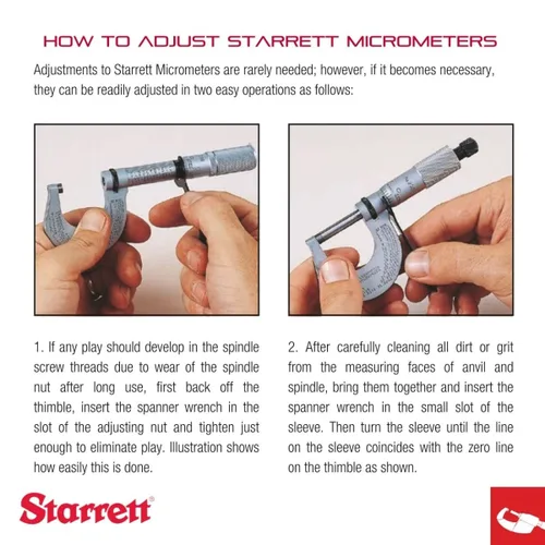 Vista 4 de Starrett Micrómetro digital exterior, rango de 0-1", graduación de .0001
