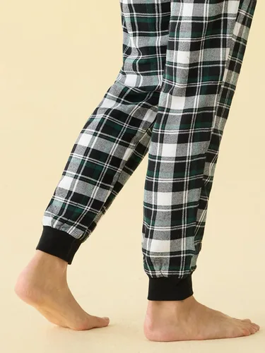 Vista 7 de Latuza Pantalones de pijama de franela de algodón para mujer