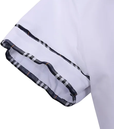 Vista 6 de ACSUSS Uniformes de mujer de manga corta con falda plisada a cuadros