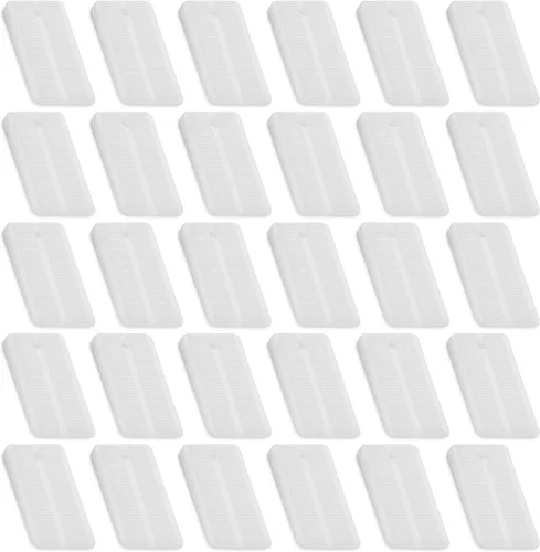 Vista 9 de Qualihome Cuñas de plástico de nailon para nivelar – Cuñas de plástico transparente para muebles del hogar, inodoro, cama, cuñas de mesa