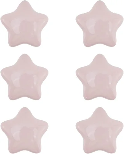 Vista 12 de Dnyta 6 tiradores decorativos de cerámica en forma de estrella, bonitos tiradores de armario para armario, cajones, gabinetes, joyero