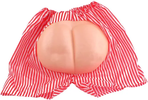 Vista 4 de NOLITOY 2 piezas de accesorios para hombre, lencería para hombre, pantalones cortos de playa, carnaval, juguetes complicados, pantalones cortos