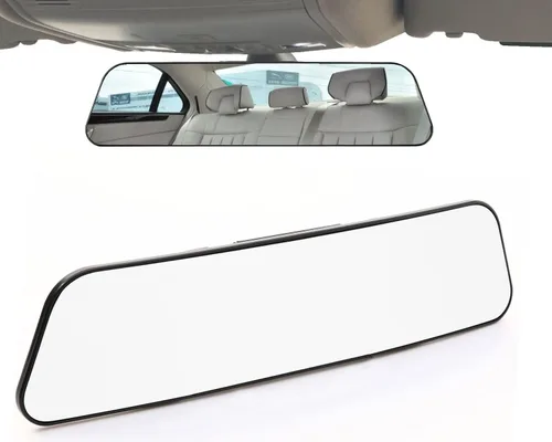 Vista 7 de Kitbest Espejo Retrovisor, Universal de 11.4 Pulgadas Clip Interior Panorámico, Espejo Retrovisor Interior de Gran Ángulo, Espejo Retrovisor Convexo