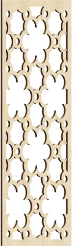 Vista 27 de 9 3/8"W x 24 3/8"H x 1/4"T Southgate Decorativos Paneles De Pared De Madera Calado, Abedul