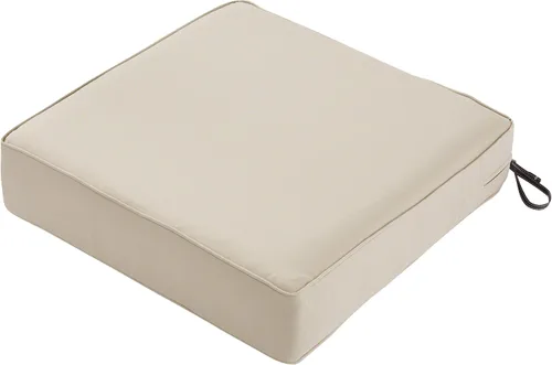 Vista 12 de Classic Accessories Montlake FadeSafe - Juego de cojines resistentes al agua para patio, 23 x 23 x 5 pulgadas (asiento), 21 x 20 x 4 pulgadas