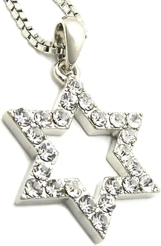 Vista 2 de Star of David Small Pendant with 24 Inch Necklace
