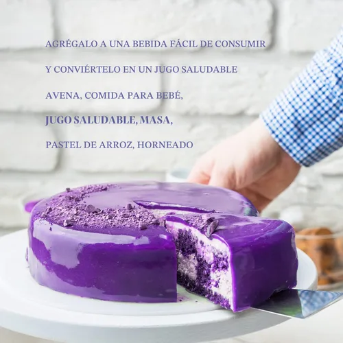 Vista 5 de ORGFUN Polvo de batata morada, polvo Ube 100% natural (ñame morado), de origen local, sin aditivos sin gluten, 5.3 onzas