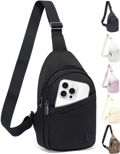 Vista 10 de Cangurera pequeña Aprocot Cross Body Bag Fashion Shoulder para mujer Albaricoque