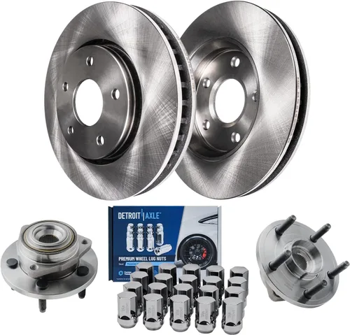 Vista 21 de Detroit Axle - Kit de frenos para Mazda CX-5 2019-2024, rotores de freno de disco pastillas de freno de cerámica con herrajes 2020 2021 2022 2023
